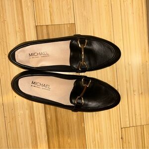 Michael Shannon Black Leather Loafers